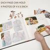 Premium Linen Glassine & Kraft Paper Scrapbook Photo Album