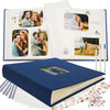 Premium Linen Glassine & Kraft Paper Scrapbook Photo Album
