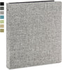 Plain Linen Cover 3 Ring Binder