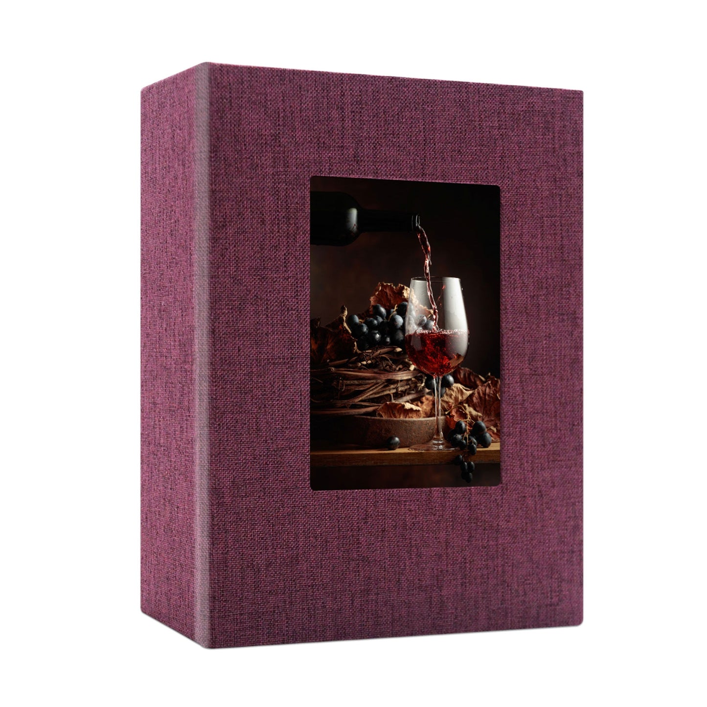 Classic Slip-in Photo Album - Linen Cover with Window