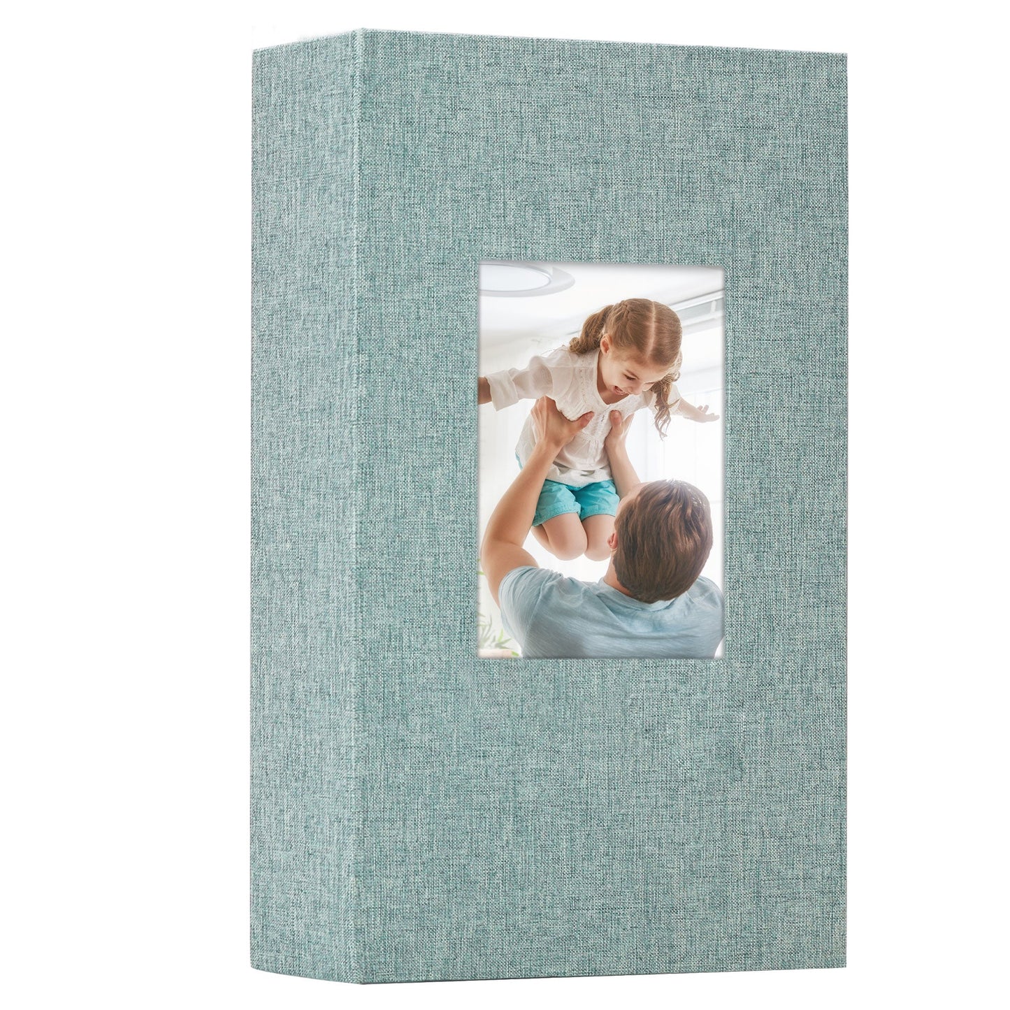 Classic Slip-in Photo Album - Linen Cover with Window