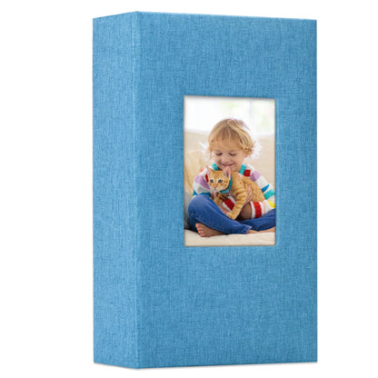 Classic Slip-in Photo Album - Linen Cover with Window