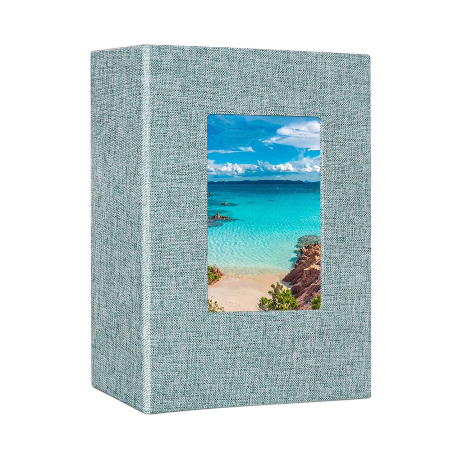 Classic Slip-in Photo Album - Linen Cover with Window