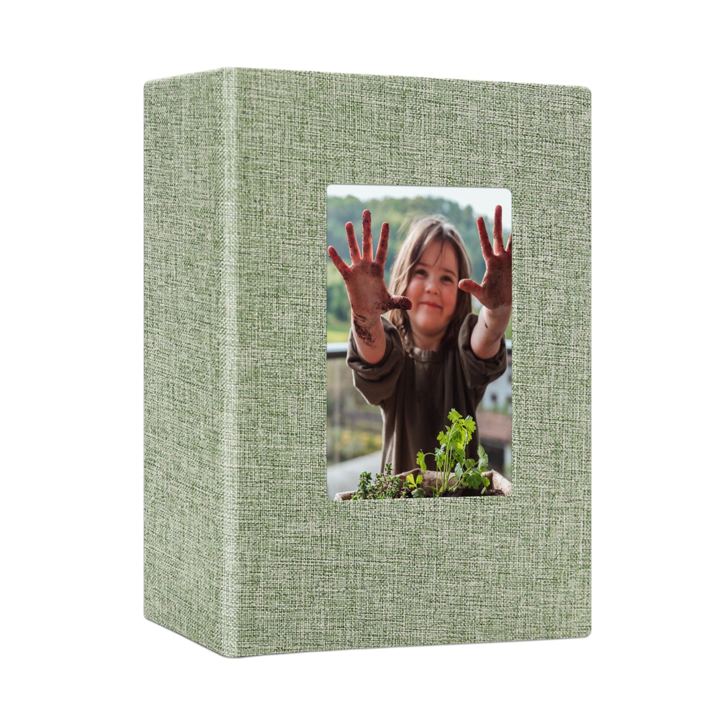 Classic Slip-in Photo Album - Linen Cover with Window