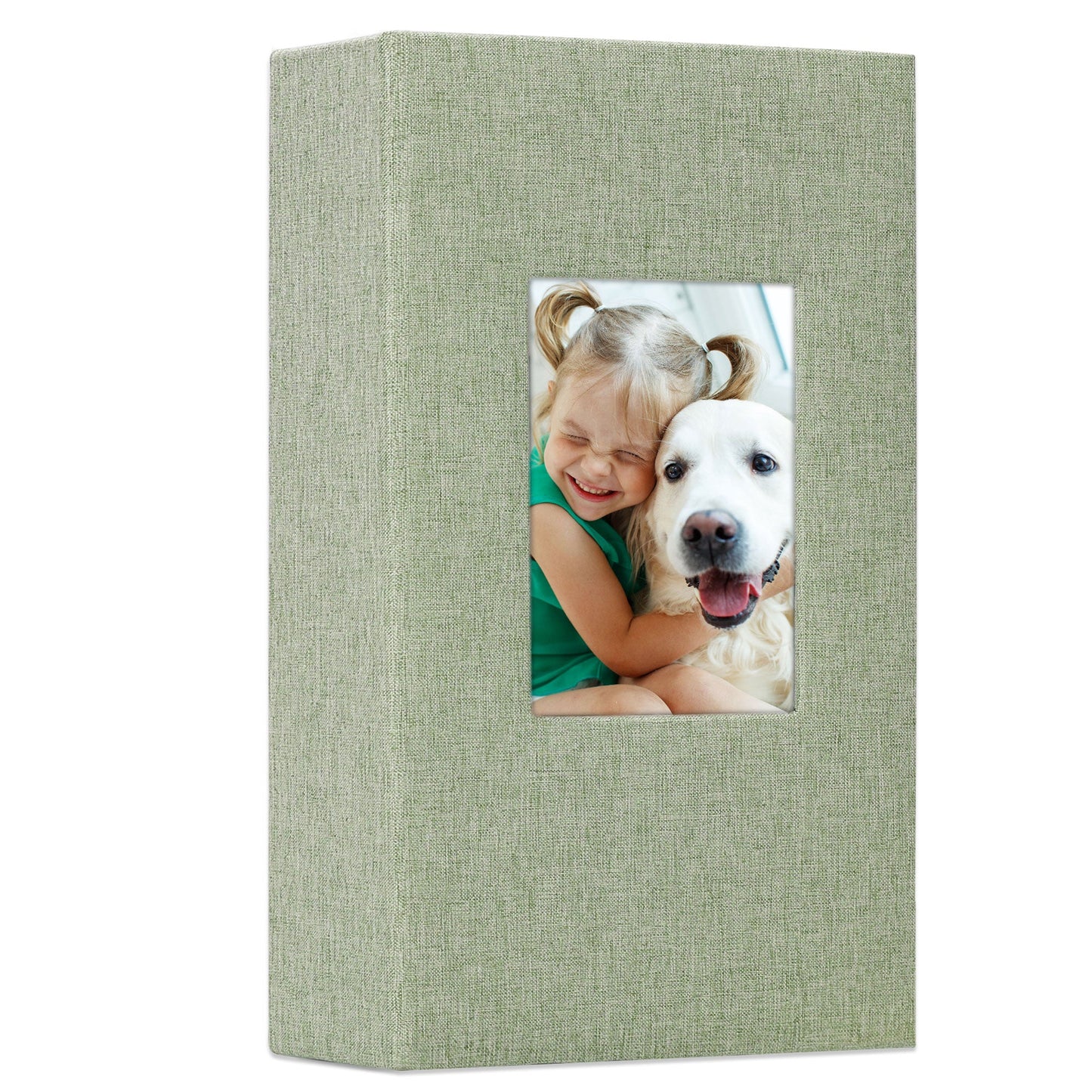 Classic Slip-in Photo Album - Linen Cover with Window