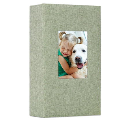 Classic Slip-in Photo Album - Linen Cover with Window