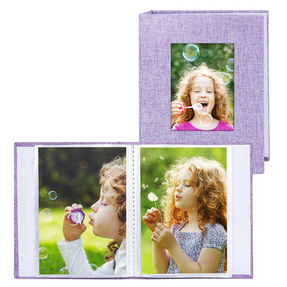 26-Page 4x6 Small Photo Album, 2 Pack