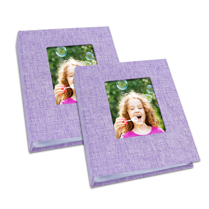 26-Page 4x6 Small Photo Album, 2 Pack