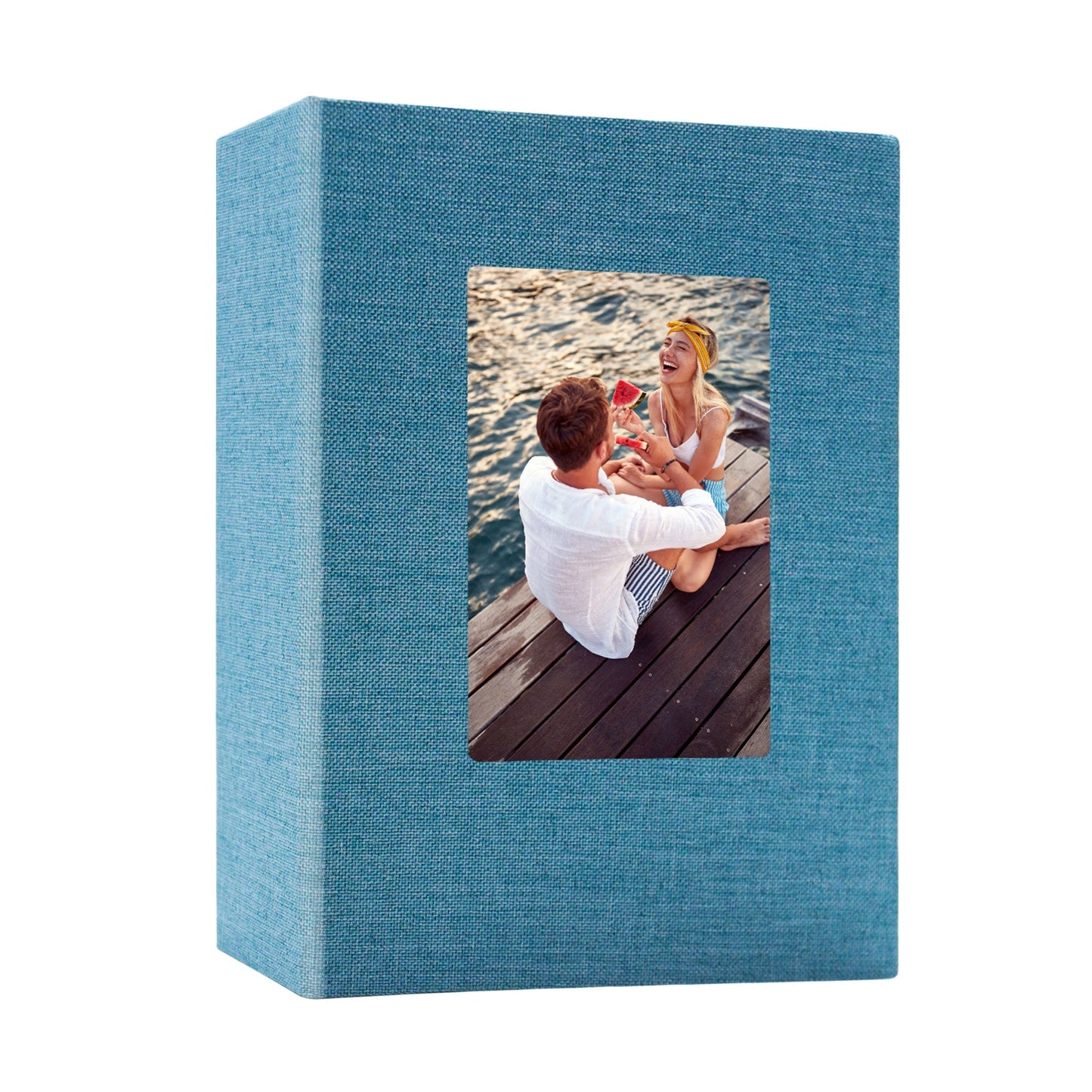 Classic Slip-in Photo Album - Linen Cover with Window