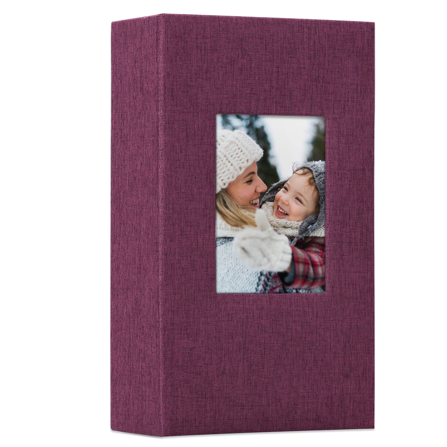 Classic Slip-in Photo Album - Linen Cover with Window