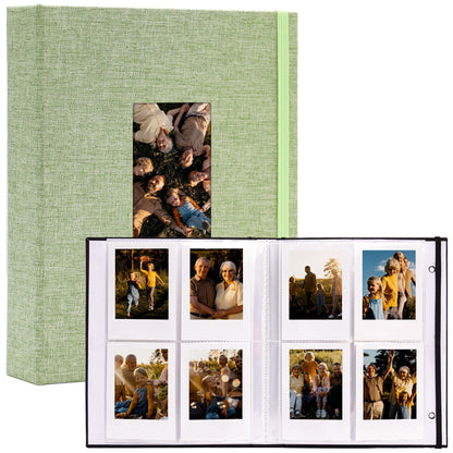 Mini Polaroid Fujifilm Instax Photo Album Book - Linen Cover