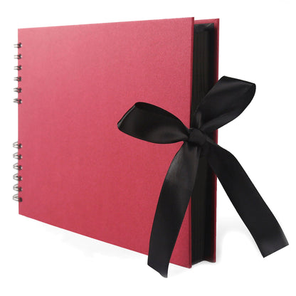 Hardcover Silk Ribbon Scrapbook Album