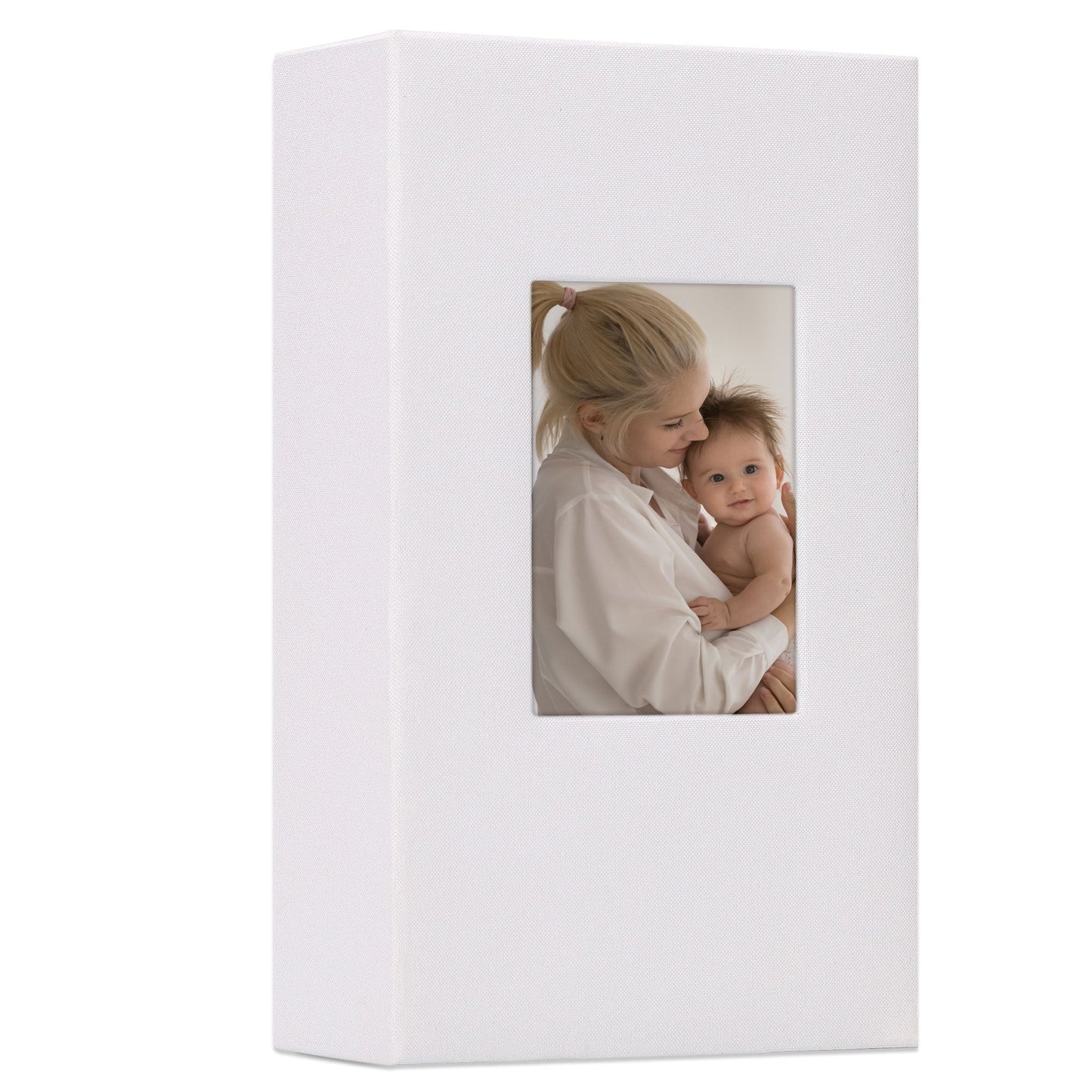 Classic Slip-in Photo Album - Linen Cover with Window