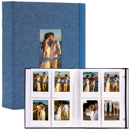 Mini Polaroid Fujifilm Instax Photo Album Book - Linen Cover