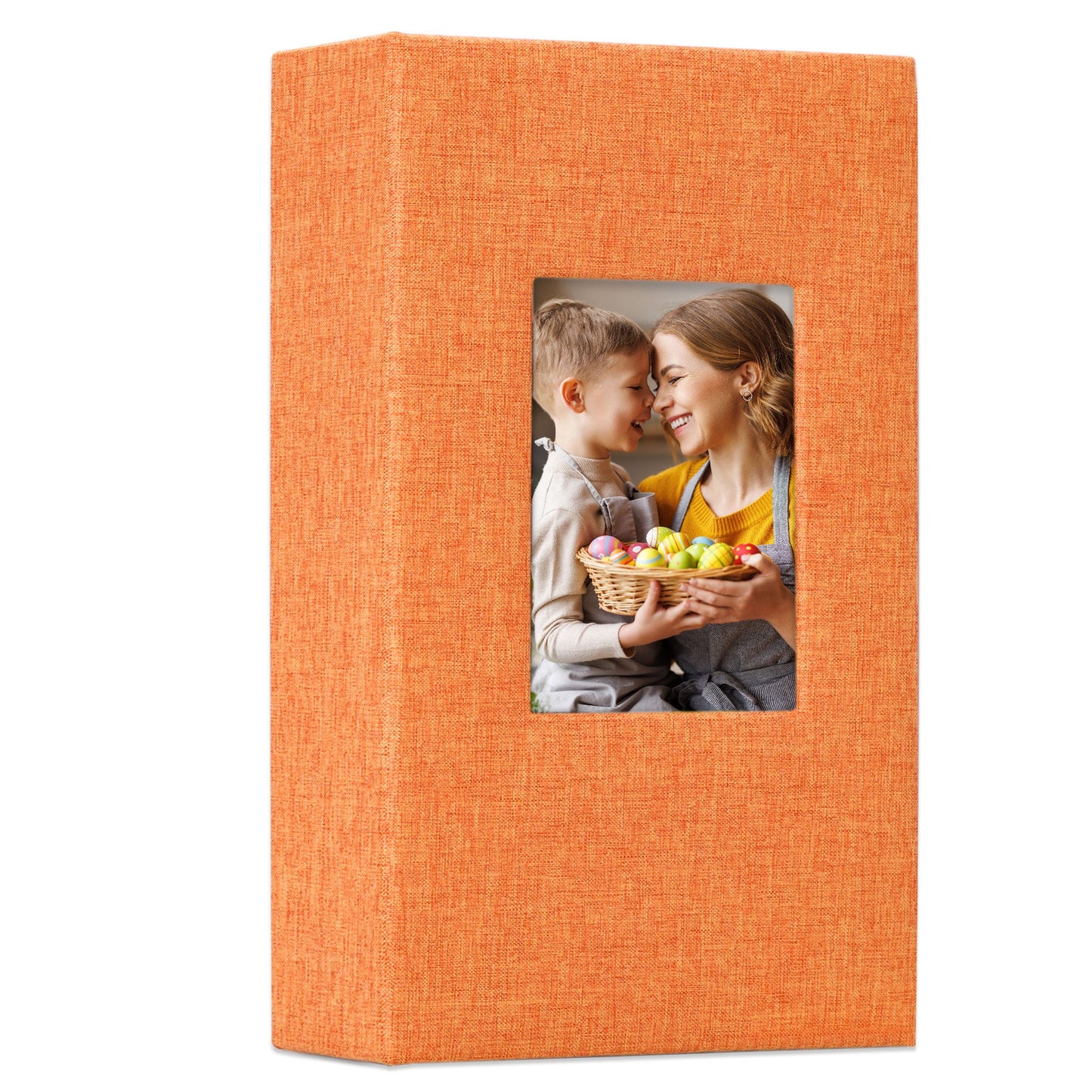 Classic Slip-in Photo Album - Linen Cover with Window