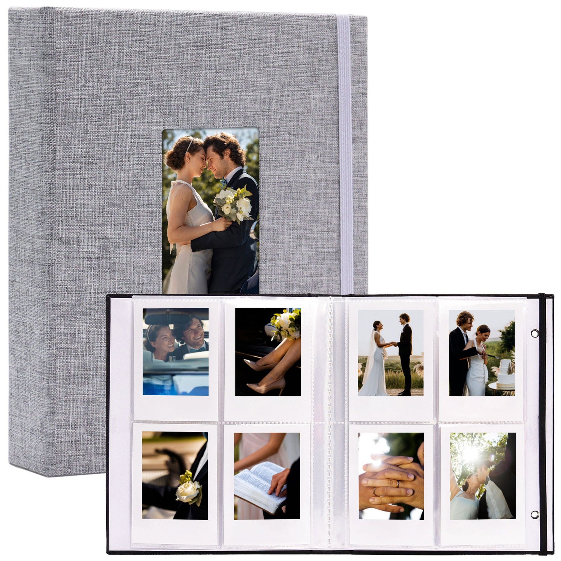 Linen Hardcover Photo Album for Instax and Polaroid Film with 48 Pocke –  Occasional Motto