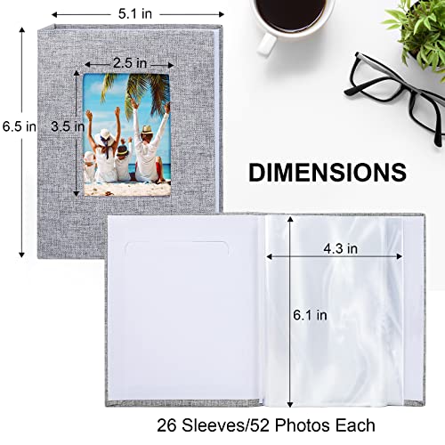 26-Page 4x6 Small Photo Album, 2 Pack