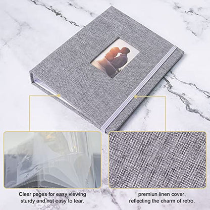 Mini Polaroid Fujifilm Instax Photo Album Book - Linen Cover