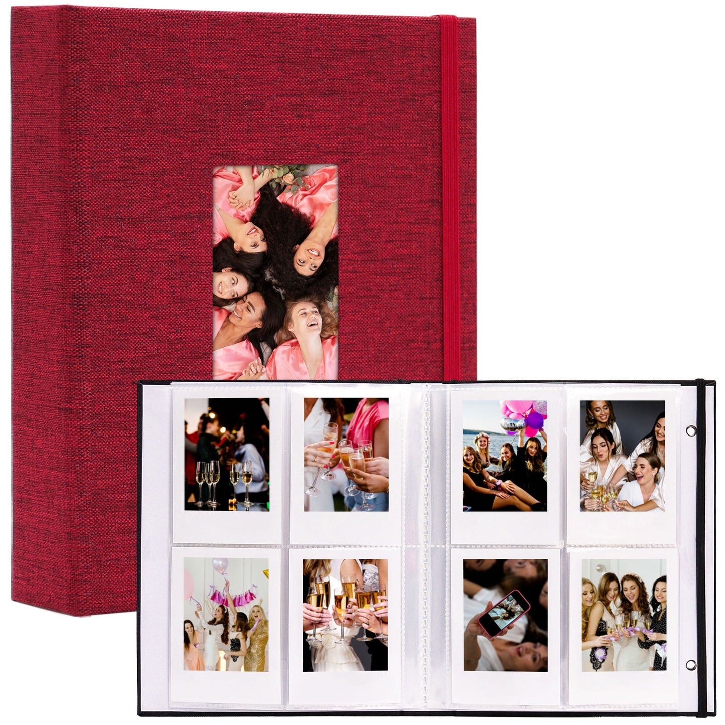 Mini Polaroid Fujifilm Instax Photo Album Book - Linen Cover