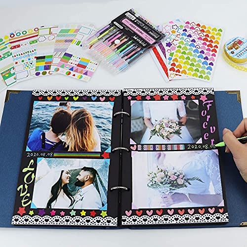 Hardcover 3 Rings Paper Scrapbook Album