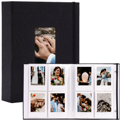 Mini Polaroid Fujifilm Instax Photo Album Book - Linen Cover