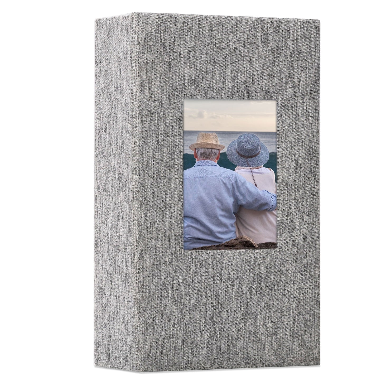 Classic Slip-in Photo Album - Linen Cover with Window