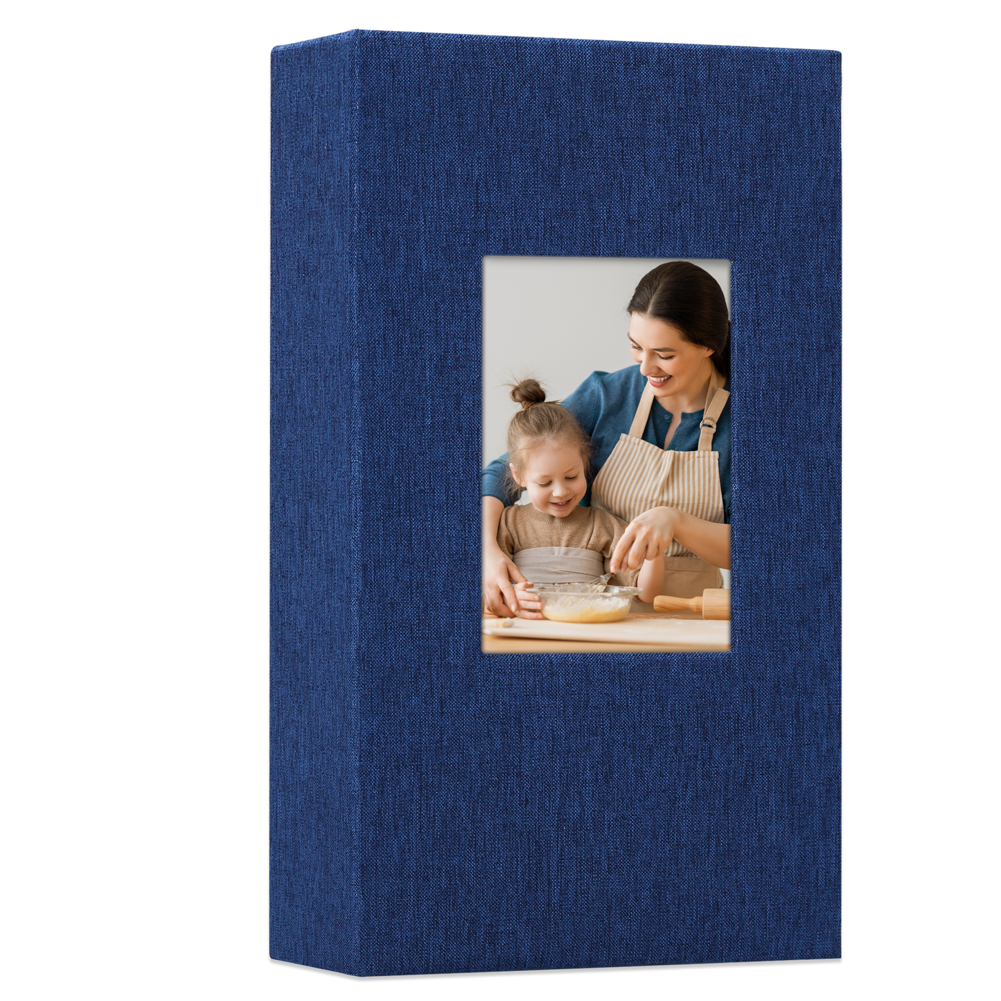 Classic Slip-in Photo Album - Linen Cover with Window