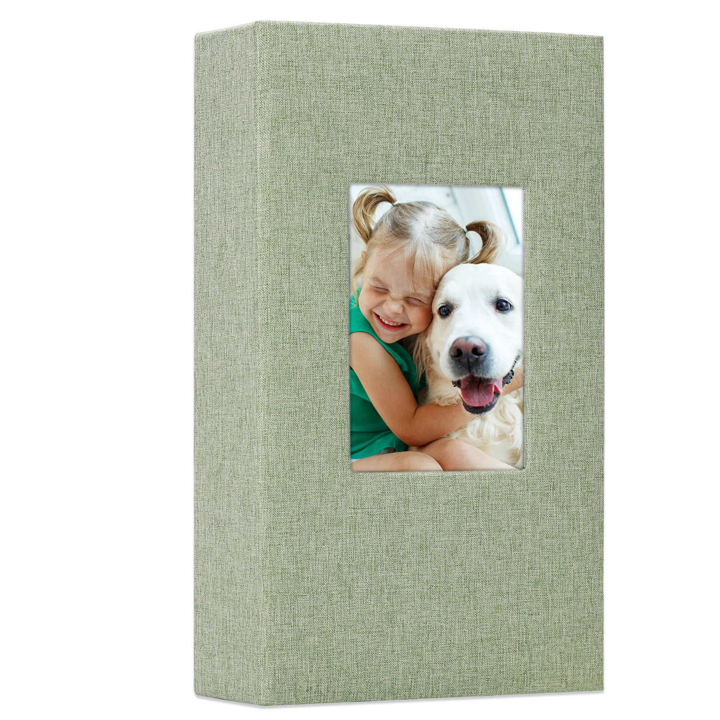 Classic Slip-in Photo Album - Linen Cover with Window