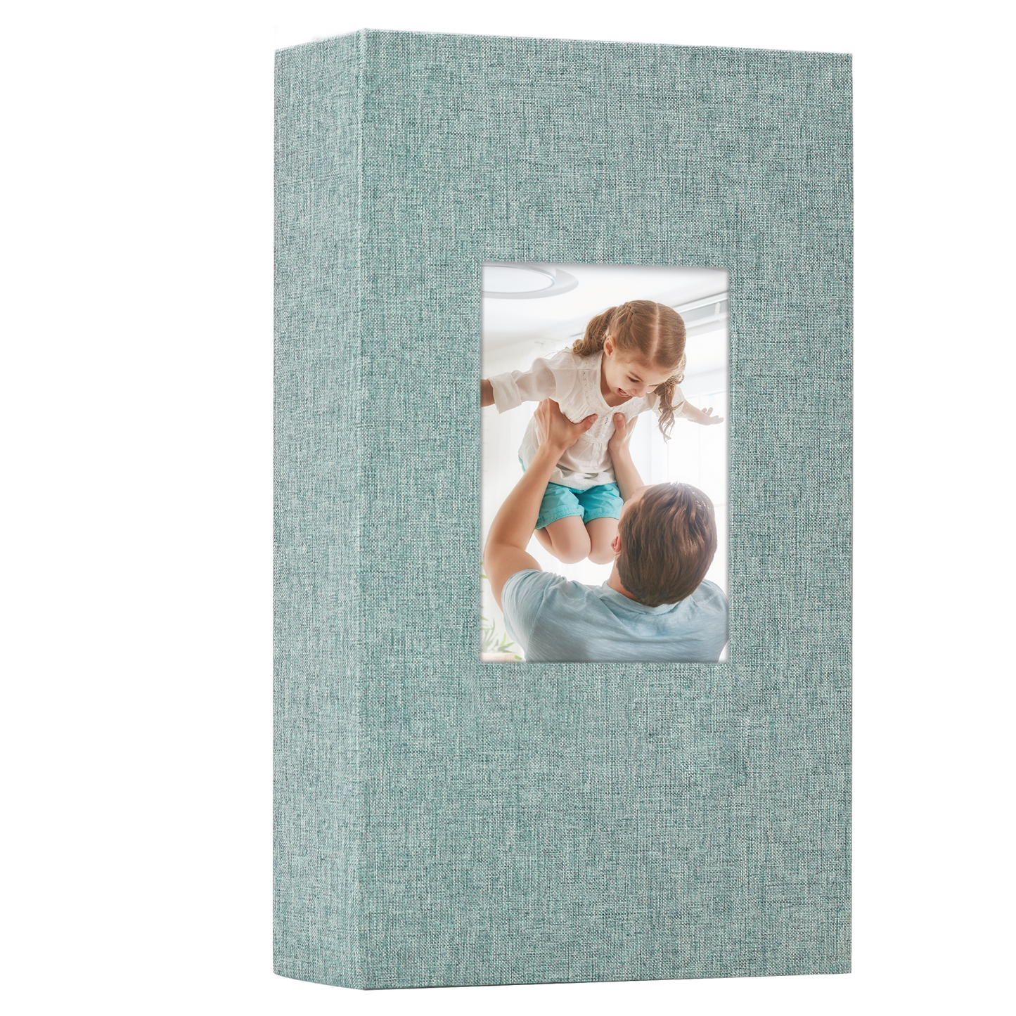 Classic Slip-in Photo Album - Linen Cover with Window