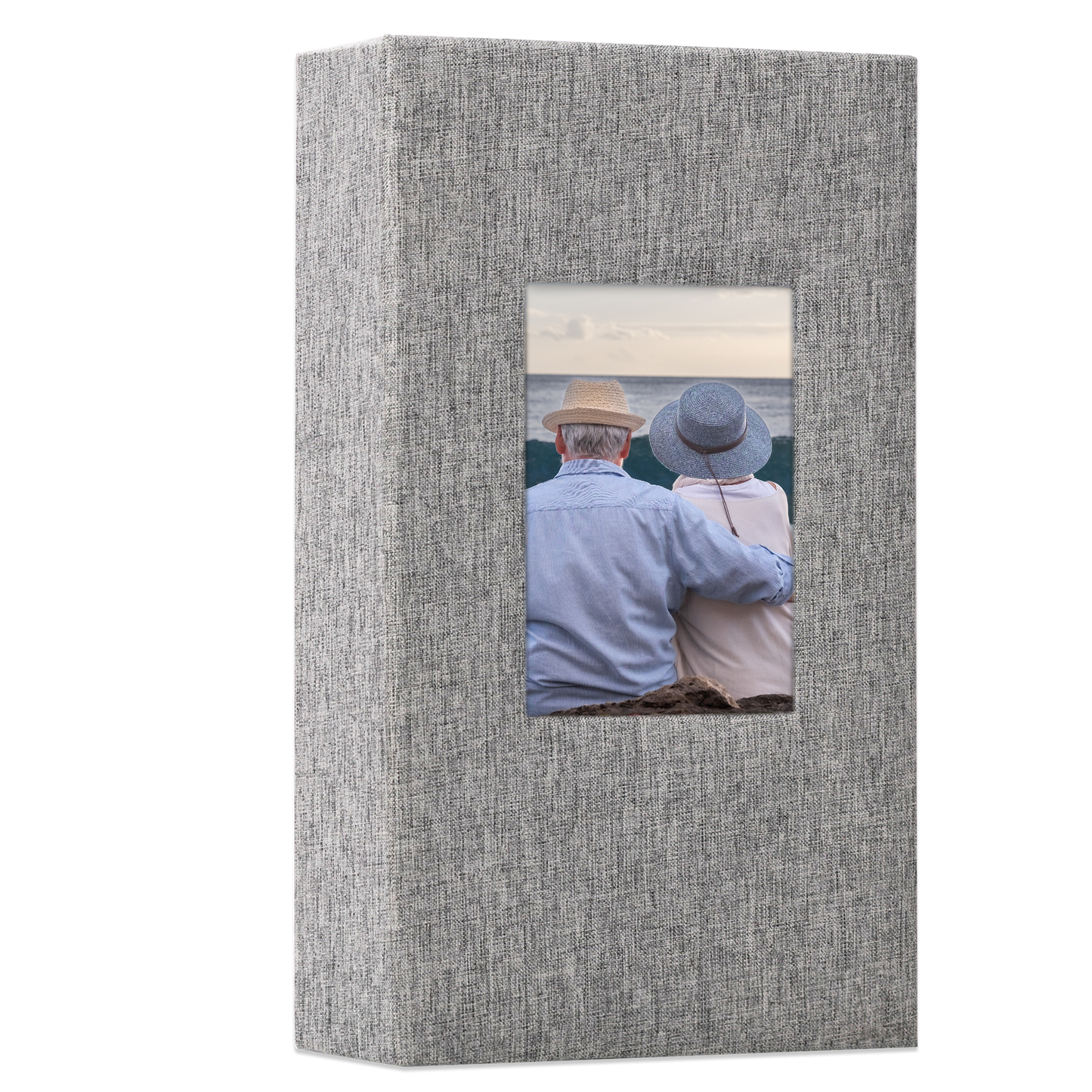 Classic Slip-in Photo Album - Linen Cover with Window