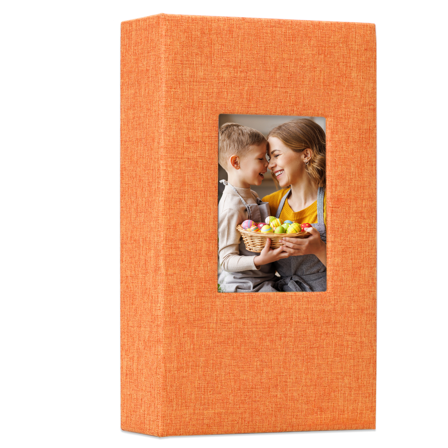 Classic Slip-in Photo Album - Linen Cover with Window