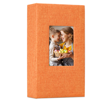 Classic Slip-in Photo Album - Linen Cover with Window