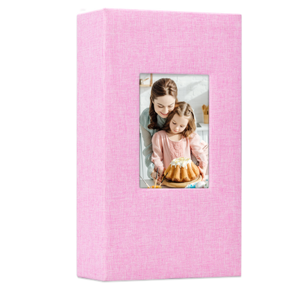 Classic Slip-in Photo Album - Linen Cover with Window