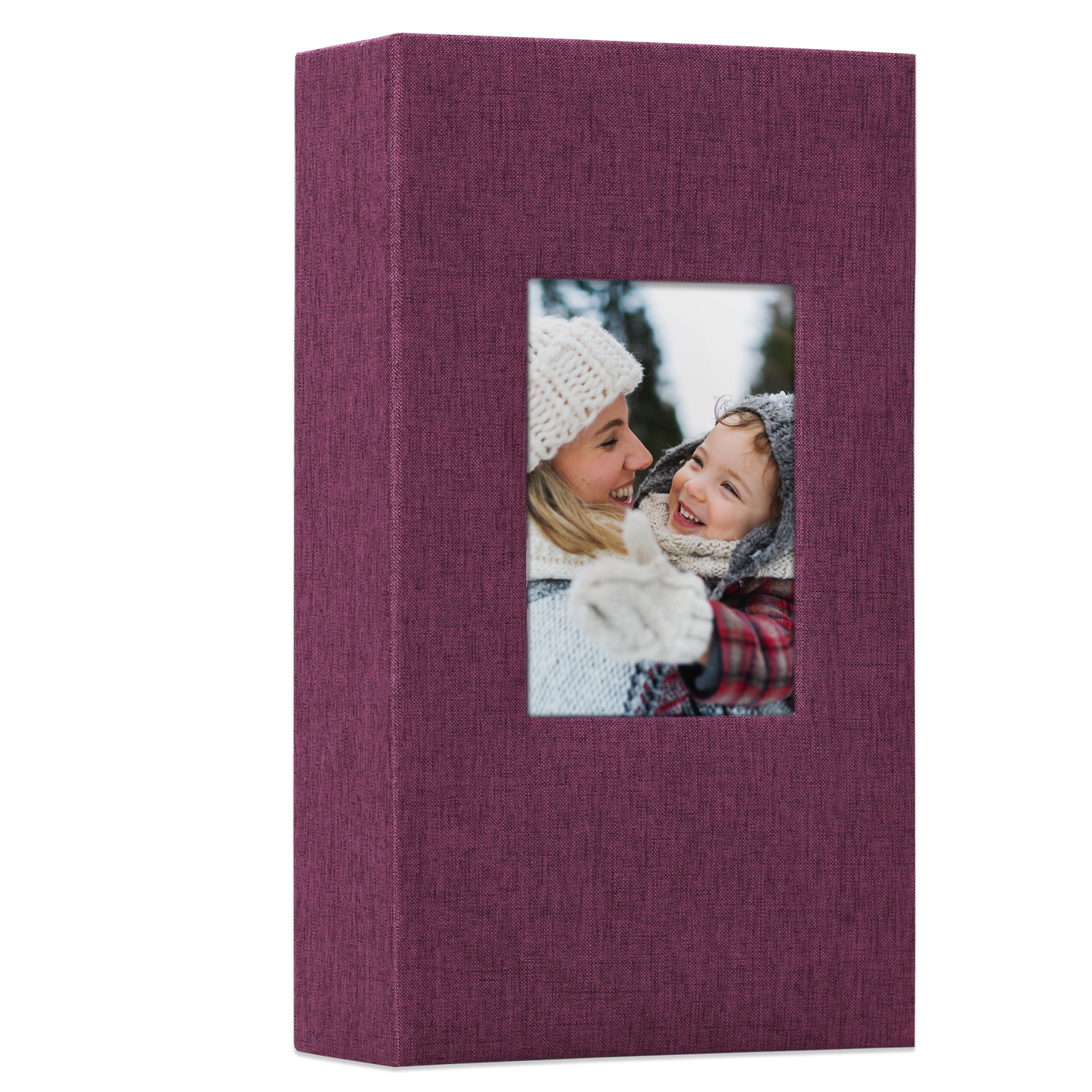 Classic Slip-in Photo Album - Linen Cover with Window