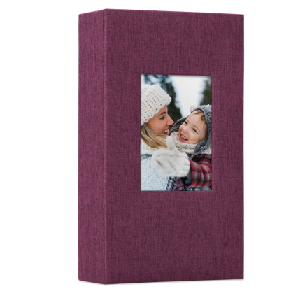 Classic Slip-in Photo Album - Linen Cover with Window