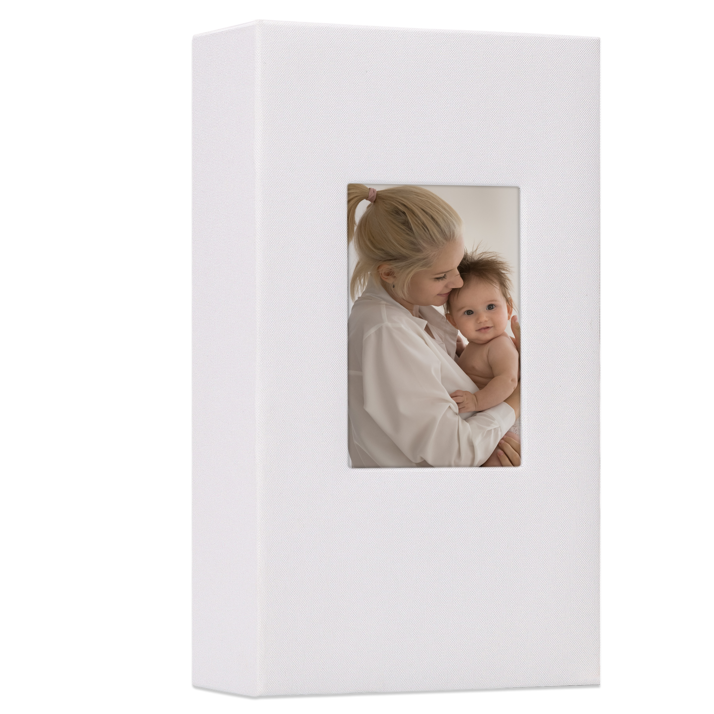 Classic Slip-in Photo Album - Linen Cover with Window